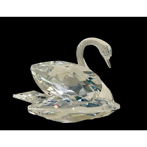 Swarovski Crystal Decor SCS Austrian SWAN BIRD 2-1/2” FIGURINE 763 NR 050 In BOX - Picture 7 of 10
